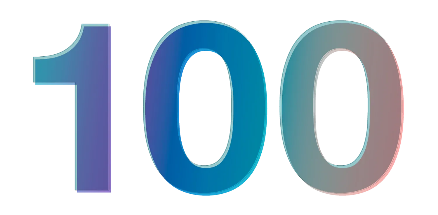 100