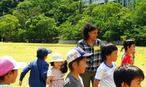 楽しい時間に言葉はいらない！～ラーンネットとの交流会～