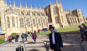 炭谷俊樹学長と福岡賢二学長代理がイギリス・ウィンザー城内でのICCC国際会議に招待